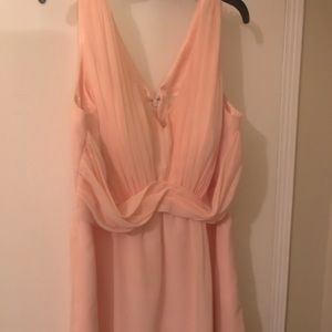 Weddington Way short soft pink bridesmaid dress!